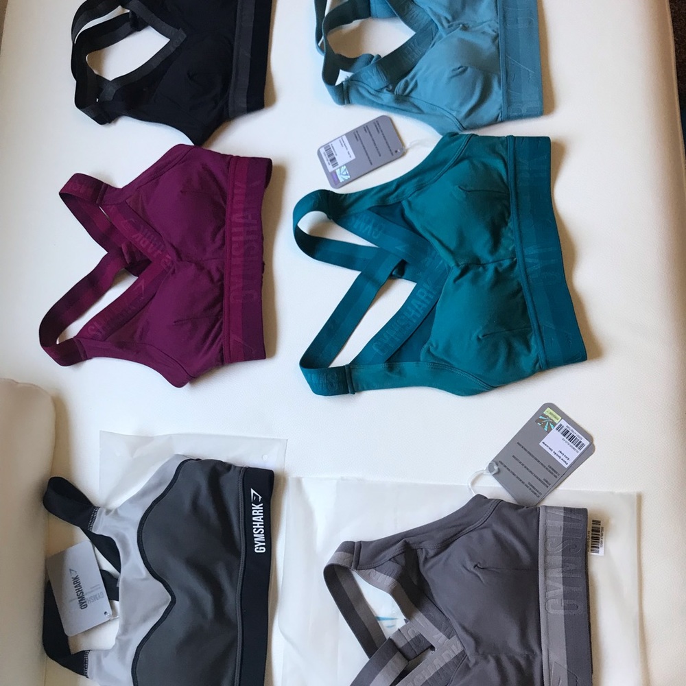 Gymshark 4 XS Bras